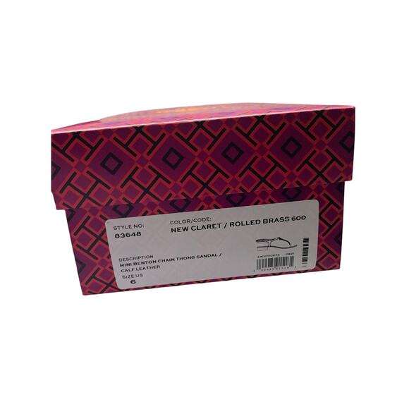 Tory Burch Shoe Box with Tissue Wrapping side - Picture 10 of 14